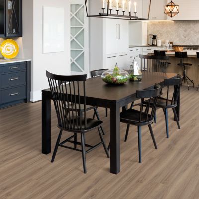 waterproof wood look flooring in a Belleville kitchen
