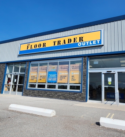 Outside view of floor trader showroom